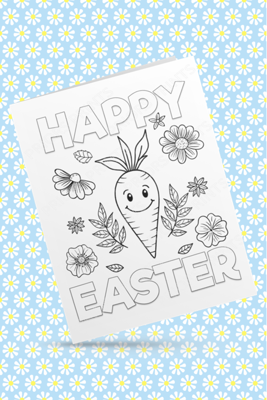 Colour Your Own Easter Cards