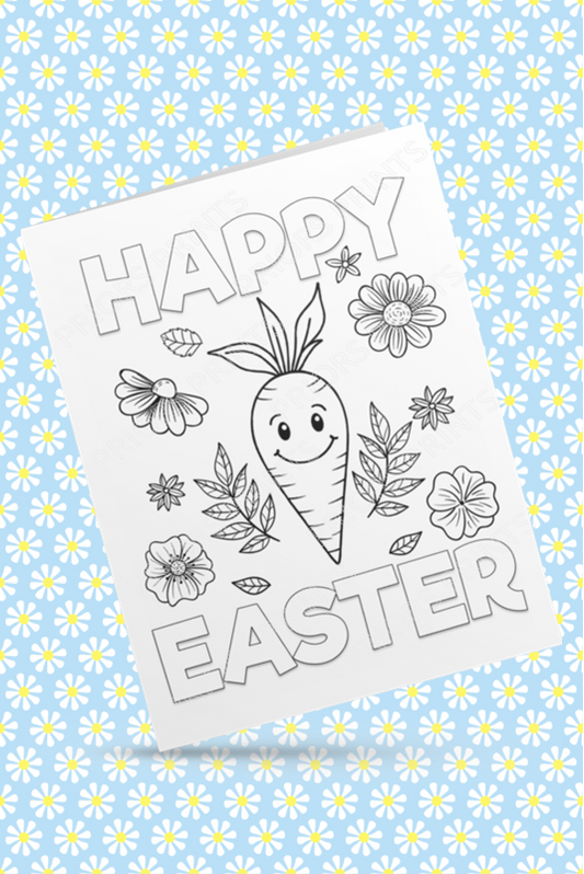 Colour Your Own Easter Cards