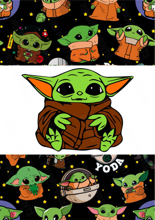 Yoda Chocolate Bar Wrapper- Plain (No Text)