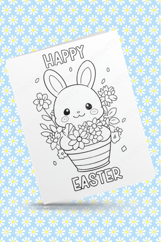 Colour Your Own Easter Cards