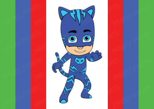 PJ Masks Chocolate Bar Wrapper- Plain (No Text)