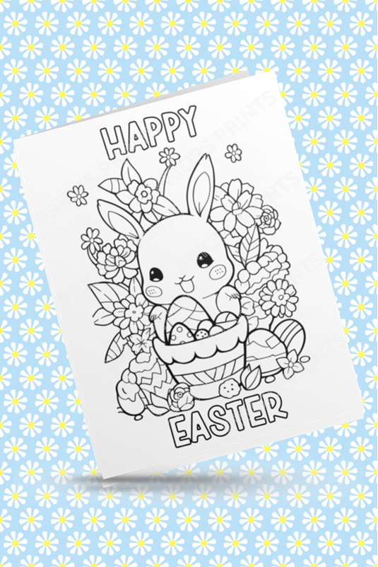 Colour Your Own Easter Cards