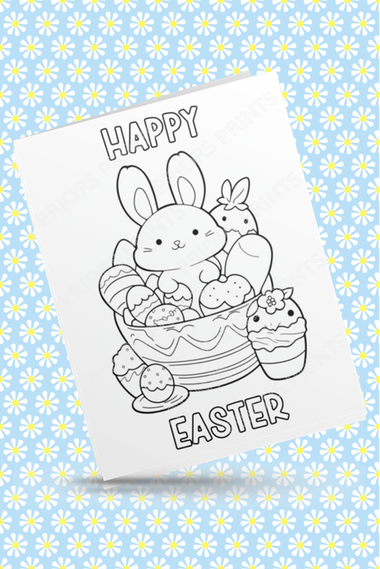 Colour Your Own Easter Cards