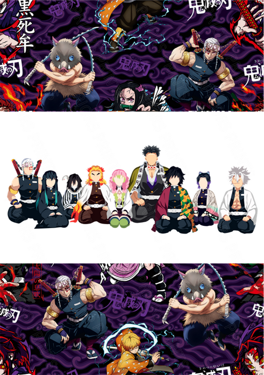 Demon Slayer Chocolate Bar Wrapper- Plain (No Text)