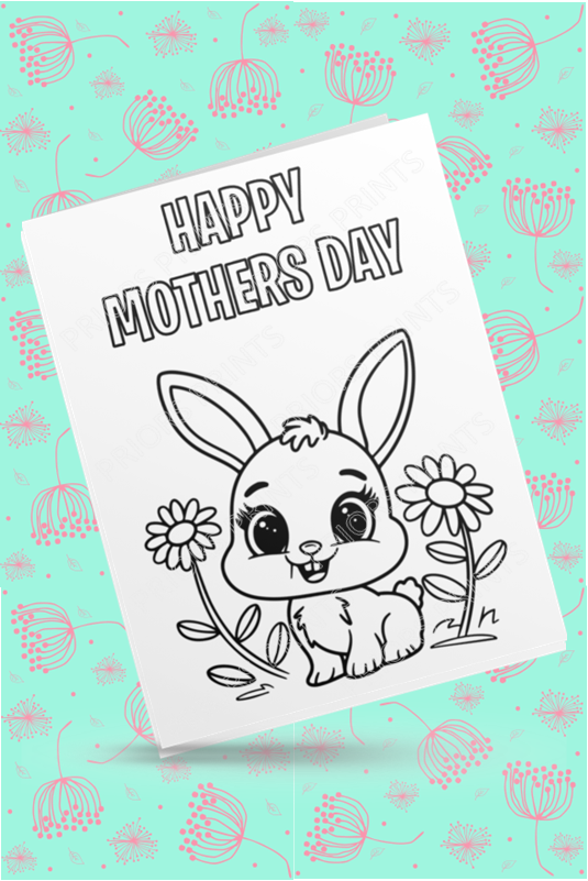 Colour Your Own Mothers Day Cards Cards