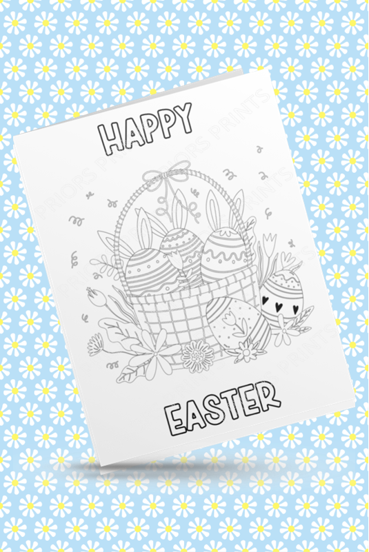 Colour Your Own Easter Cards