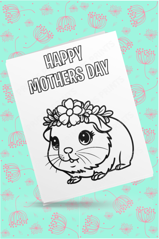 Colour Your Own Mothers Day Cards Cards