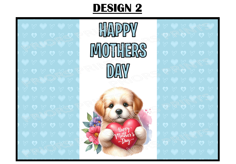 Mothers Day Animals Chocolate Bar Wrappers