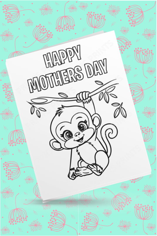 Colour Your Own Mothers Day Cards Cards