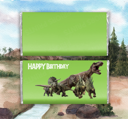 Jurassic Park Chocolate Bar Wrappers