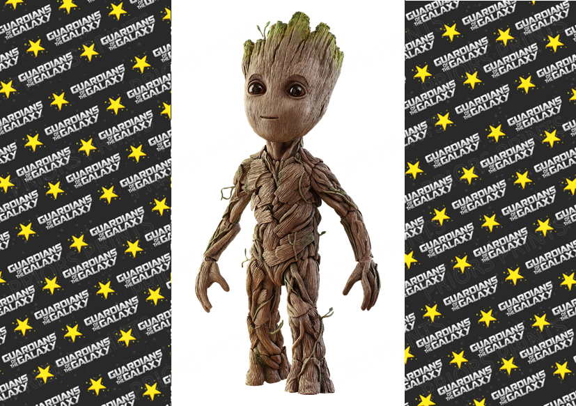 Guardians of the Galaxy Chocolate Bar Wrapper- Plain (No Text)