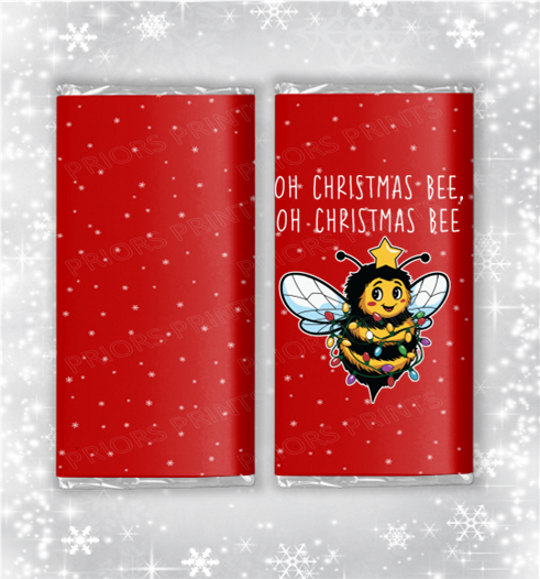 Funny Christmas Chocolate Bar Wrapper