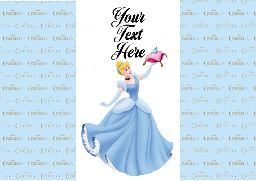 Cinderella Chocolate Bar Wrappers- To add own Text