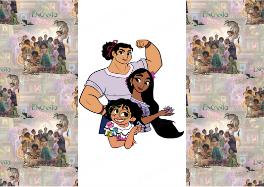 Encanto Chocolate Bar Wrapper- Plain (No Text)