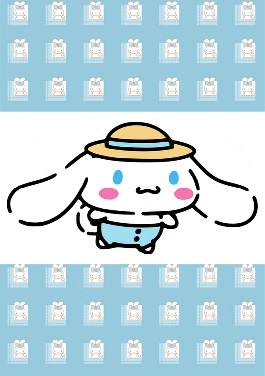 Cinnamorroll Chocolate Bar Wrapper- Plain (No Text)