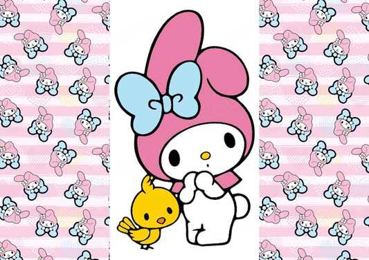 My Melody Chocolate Bar Wrapper- Plain (No Text)