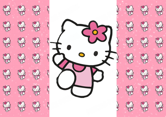 Hello Kitty Chocolate Bar Wrapper- Plain (No Text)