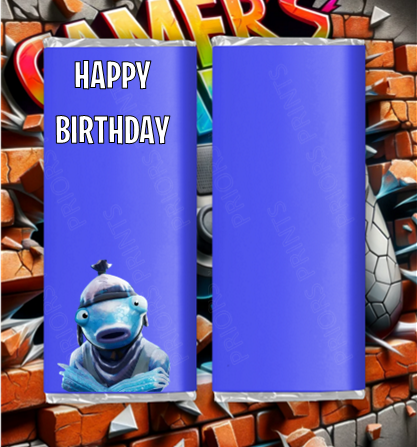 Fortnite Chocolate Bar Wrappers