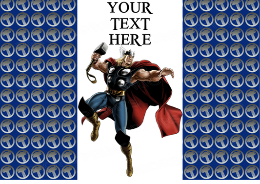 Thor Chocolate Bar Wrapper- To add own Text