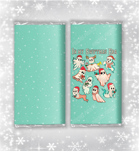 Taylor Swift Christmas Chocolate Bar Wrapper