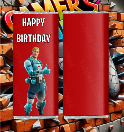 Fortnite Chocolate Bar Wrappers