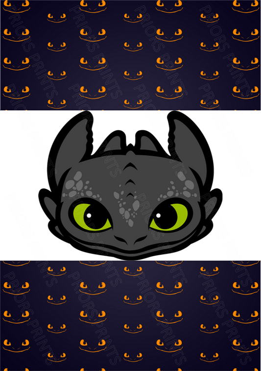 How To Train Your Dragon Chocolate Bar Wrapper- Plain (No Text)