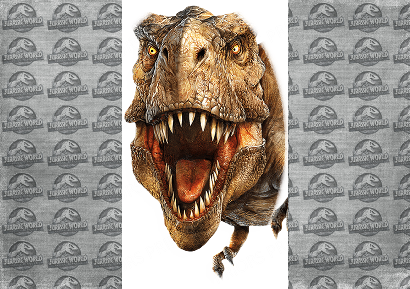 Jurassic Park Chocolate Bar Wrapper- Plain (No Text)