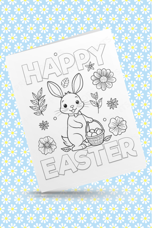 Colour Your Own Easter Cards