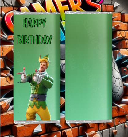 Fortnite Chocolate Bar Wrappers