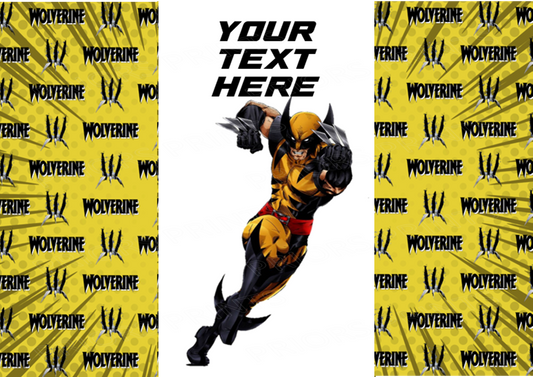 Wolverine Chocolate Bar Wrapper- To add own Text