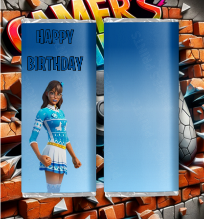 Fortnite Chocolate Bar Wrappers