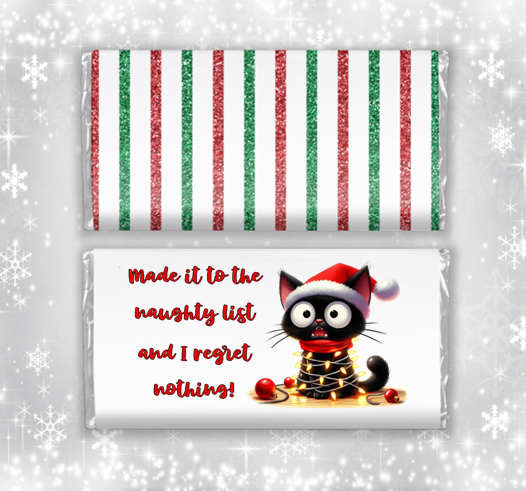 Funny & Offensive Christmas Chocolate Bar Wrapper