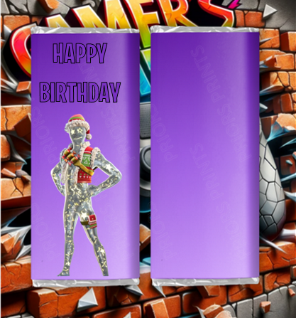 Fortnite Chocolate Bar Wrappers