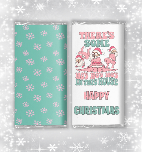 Funny & Offensive Christmas Chocolate Bar Wrapper