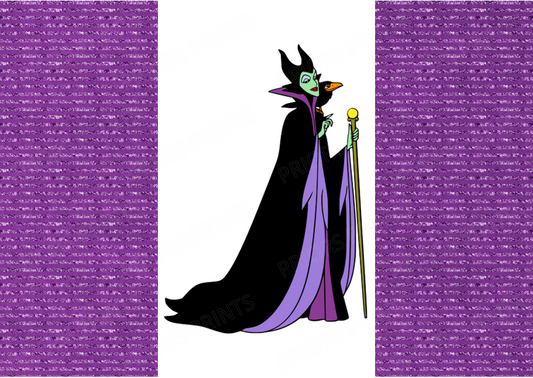 Maleificent Chocolate Bar Wrapper- Plain (No Text)