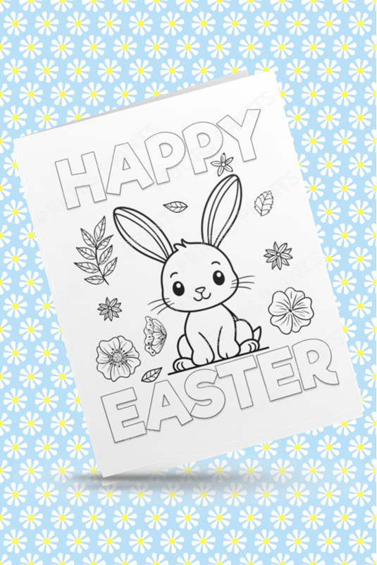 Colour Your Own Easter Cards