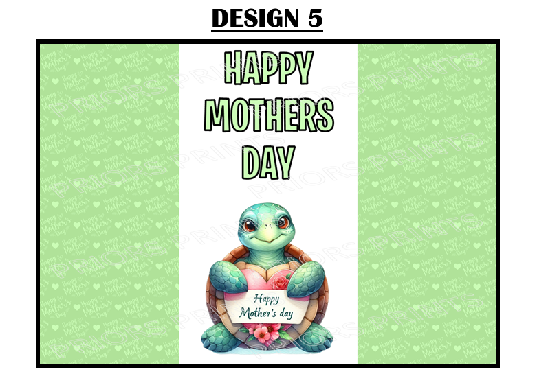 Mothers Day Animals Chocolate Bar Wrappers