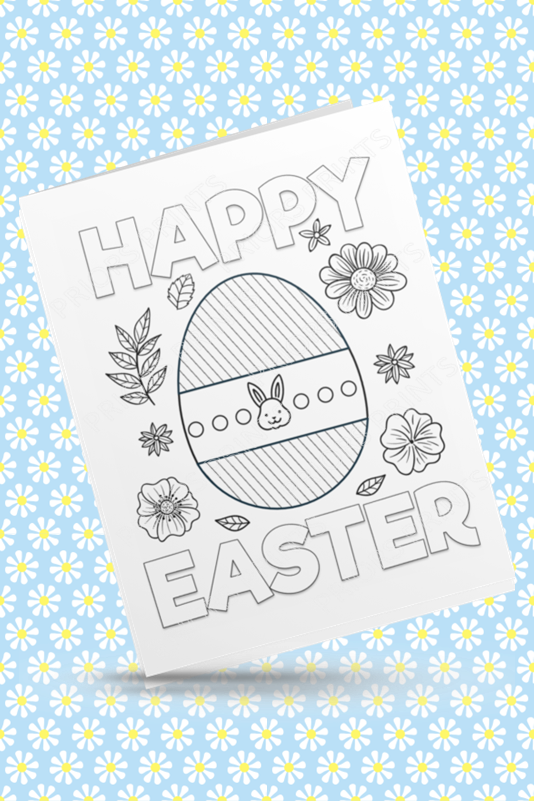 Colour Your Own Easter Cards