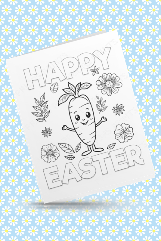 Colour Your Own Easter Cards