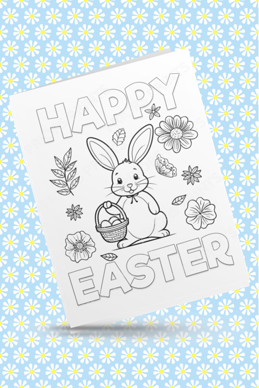 Colour Your Own Easter Cards