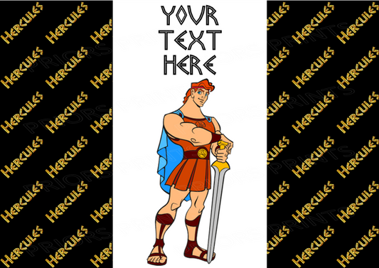 Hercules Chocolate Bar Wrappers- To add own Text