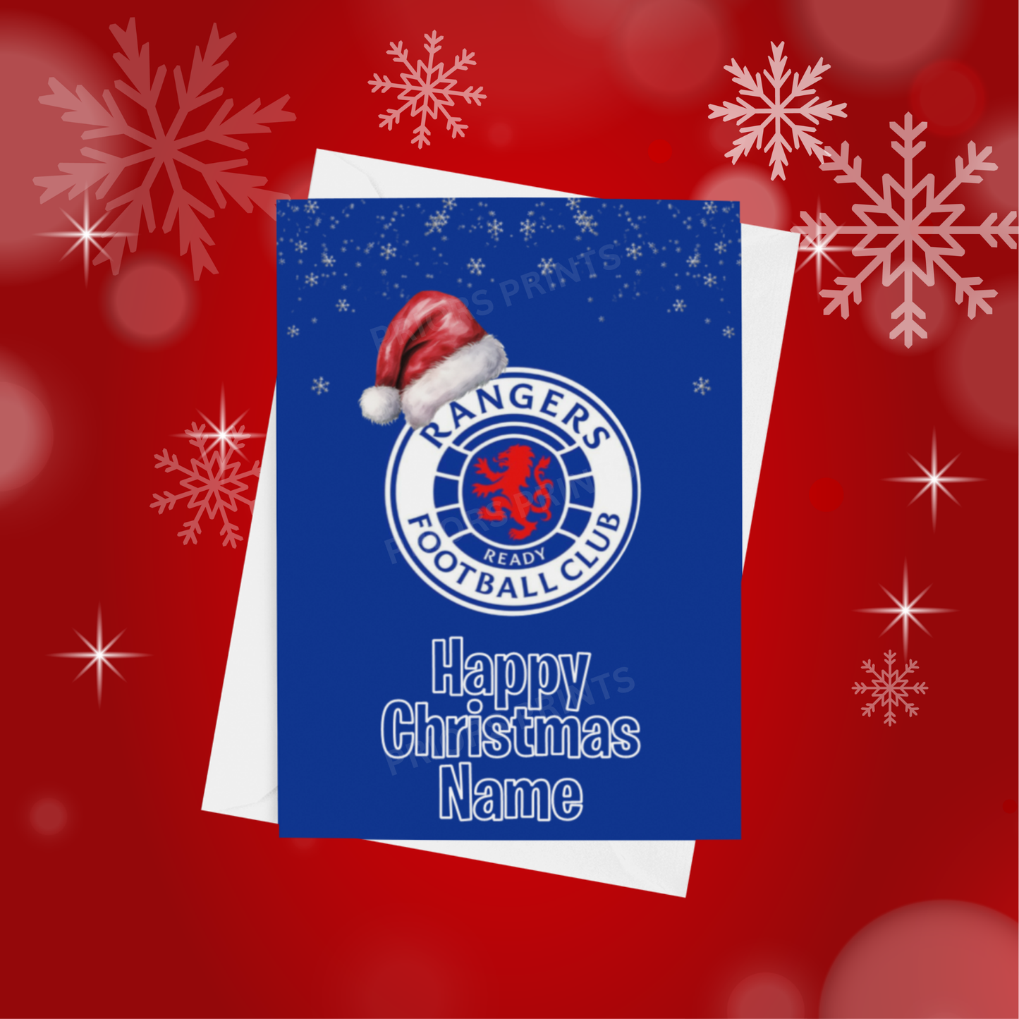 Football Teams Personalised Christmas Card