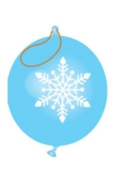 Snowflake Punch Balloon