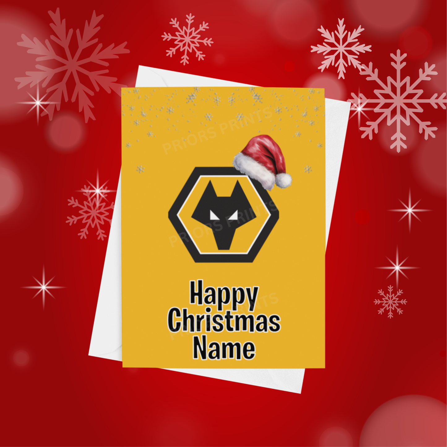 Football Teams Personalised Christmas Card