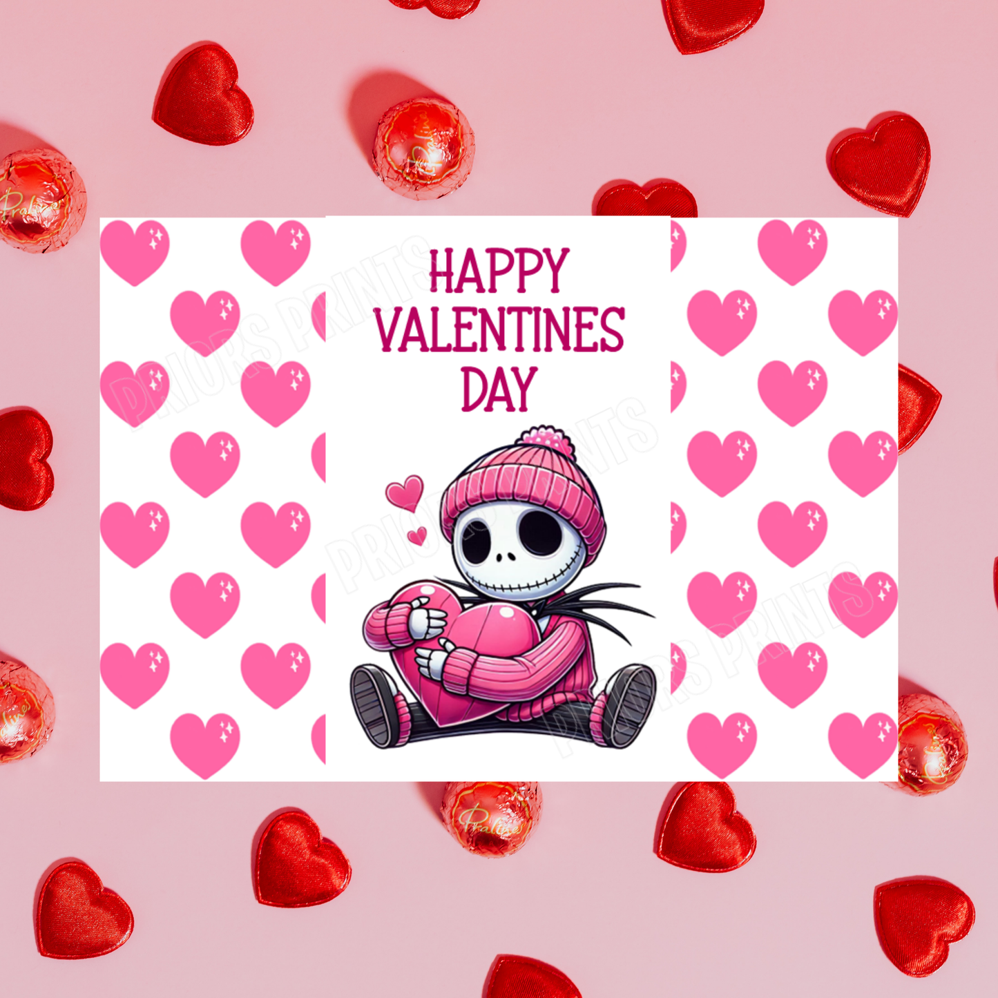 Character with Pink Heart Valentines Day Chocolate Bar Wrapper I Spiderman I Groot I Stitch I Mario I Pikachu I Iron Man I Deadpool I Sonic