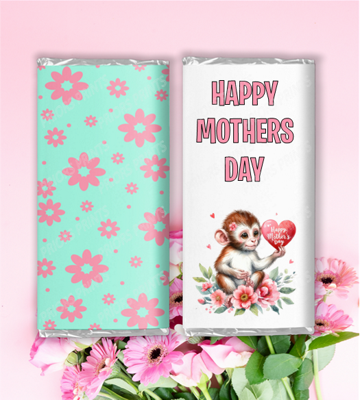 Mothers Day Animals Chocolate Bar Wrappers