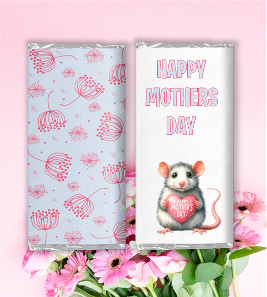 Mothers Day Animals Chocolate Bar Wrappers