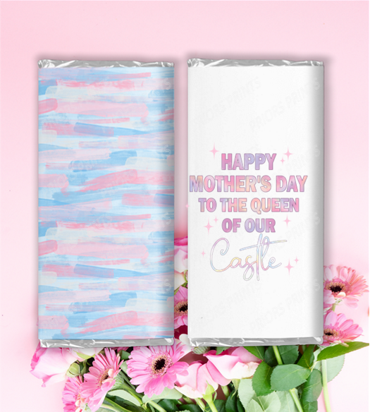 Mothers Day Flowers Chocolate Bar Wrappers