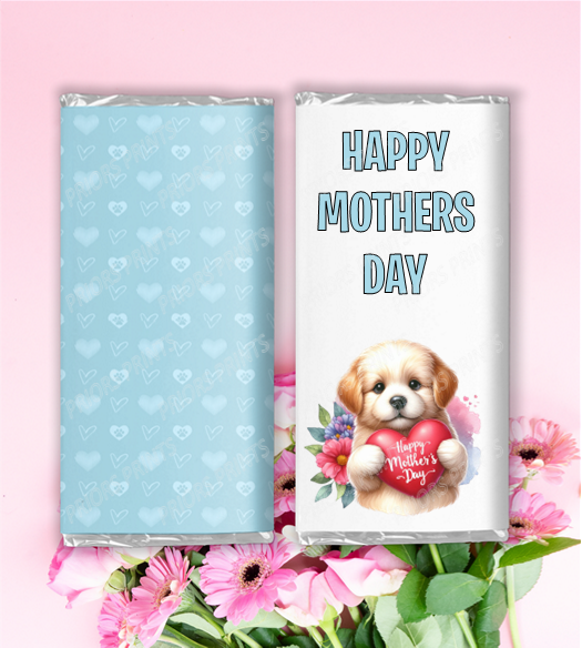 Mothers Day Animals Chocolate Bar Wrappers