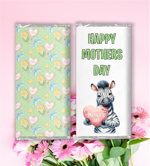 Mothers Day Animals Chocolate Bar Wrappers